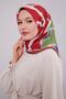 Red Abstract Pattern Soft Scarf
