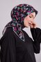 وشاح ناعم بنمط زهرة المنك - 3