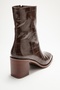 Chara Brown Print Women's Thick Heeled Boots - 5