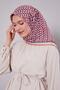 وشاح ناعم بنمط متعرج برتقالي