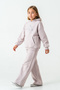 Girl's You Are the One Printed 3 Thread Thick Winter Tracksuit Set Ak4204 - 3