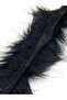 Fur Ribbon / Ribbon with Interlining / 3 cm / 1 Meter / Black - 2