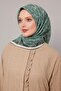 وشاح قطني بنمط الباتيك الأخضر - 3