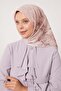 وشاح قطني بنمط شريط أحمر - 4