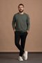 Regular Fit Crew Neck Rayon Fabric Full Lycra Long Sleeve Sweatshirt