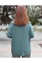Italian Necklace Ribbed Knitwear Oil Green - 4