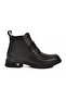 Black Elastic Easy-To-Wear Non-Slip Sole Women's Boots Pc-55250 Z - 2