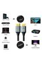 Seenergy Se-7207 8K Displayport 1.4 Cable 32.4Gbps, 8K@30Hz, 5K@60Hz, 4K@120Hz 2160P 3 Meters - 2