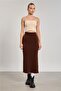 Women's Strap Tank Top with Chest Pads - Beige - 4