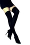 70 Den Black Thick Over-The-Knee Women's Socks - 3