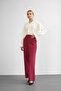 Women's Thick Stretchy Wide Leg Ribbed Palazzo Pants - 5
