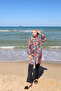 Women's Fully Covered Hijab Swimwear Ethnic Mosaic Set of 3 - 8
