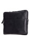 Bloomsleeve Leeds 16” Obsidian Black Genuine Leather Laptop & Tablet Sleeve - 8