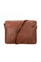 Bloomsleeve Leeds 14" Cognac Brown Genuine Leather Laptop & Tablet Hanging Case