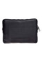 Bloomsleeve Leeds 16” Obsidian Black Genuine Leather Laptop & Tablet Sleeve - 6