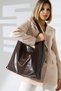 Brown Women's Bag Large Size Shoulder and Arm Bag - 6