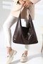 Brown Women's Bag Large Size Shoulder and Arm Bag - 4