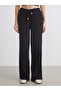 Elastic Waist Textured Muslin Women's Trousers - 4