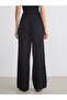 Elastic Waist Textured Muslin Women's Trousers - 8