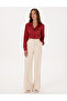 Burgundy Regular Fit Satin Long Sleeve Shirt 50319346-Vr014 - 4