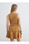 Crew Neck Women's Suede Look Classic Vest - 5