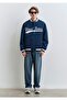 Printed Loose Fit Jeans and a College Jacket - 4