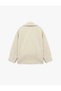 Pocketed Zipper Detailed Short Boucle Beige Women's Jacket 6Wak20198Ew - 2