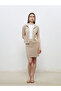 Esvab • Modern & Distinctive Waist Cuffed Openwork Mini Knit Skirt - 2