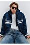 Printed Loose Fit Jeans and a College Jacket - 2