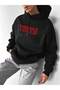 Men's Printed Hooded Sweatshirt Oversize Cut 3-Ply Cotton Fabric - 2