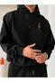 Men's Japanese Written Sword Printed Hoodie - 2
