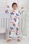 Isob Sonic Patterned 100% Cotton Boys' Pajama Set 8-13 Years 51323-51508