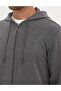 Anthracite Melange Regular Fit Knitted Cardigan 50317656-Vr081 - 7