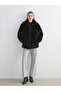 Stand Collar Women's Fur Coat - 2
