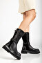 Genuine Leather Women's Winter Boots, Sizes 33-34-35 to 41-42-43 - 4