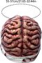 Brain Red color Shaped Hat - Brain Beanie tie red Hats, Realistic Costume Accessory Photo Props - 5
