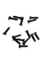 Clip, Hinge, Foot, Wood, Chipboard Screw 2.2x9.5mm - Black 1000 Pieces