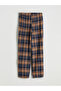 Esvab • Modern & Distinctive Regular Fit Checkered Embroidered Men's Pajama Bottoms - 7