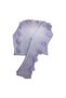 Rose Detailed Ribbed Girls' Camisole Top and Bottom Set - 2