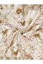 Karma Pattern Viscose Scarf Cream - 2