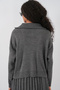 Women's Sweater Skirt Two-Piece Set 15938 - Anthracite - 5