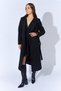 Belted Full-Fit Long Coat - Black |   Mkw385556-01 - 3
