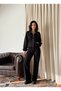 Women's High Waist Pants & Zipper Closure Jacket Two-Piece Set