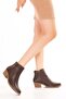 Genuine Leather Daily Stylish Boots Ozmira Brown - 7