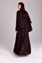 Modern Maxi Unique Prints Purple Abaya - 4
