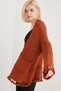 Women's Black Tassel Detailed Knitwear Cardigan - 5
