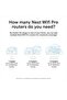 Nest WiFi Pro - 6E - Reliable Home Wi-Fi System with Fast Speed and Whole Home Coverage - Mes - 8