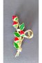Large Size Strawberry Figured Metal Clip Hair Clip - 2