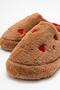 Women's Open-Back Heart-Shaped Furry House Slippers; Mink - 3