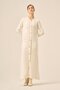 Women's Pocket Detailed Long Dress Ecru 20889 - 5